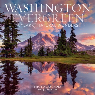 Washington Evergreen Wall Calendar 2024 foto