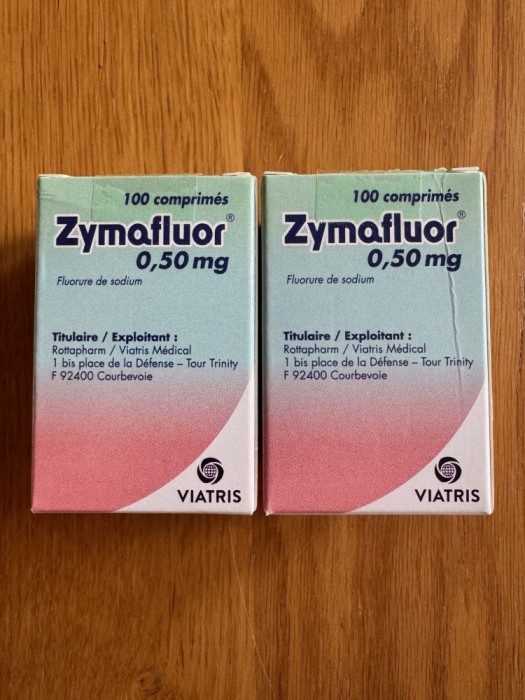 Zymafluor 0.5mg import Italia -100 tablete- valabilitate 09.2025