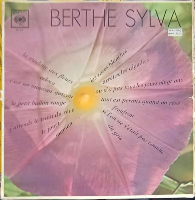 Disc vinil, LP. BERTHE SYLVA: LES ROSES BLANCHES ETC.-BERTHE SYLVA-159175