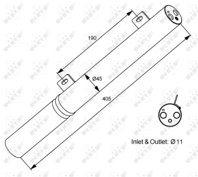 NRF 33196 EASY FIT uscator,aer conditionat foto