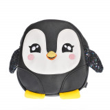 Rucsac negru cu pinguin