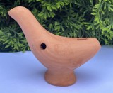 OCARINA din CERAMICA scandinava, Studio NITTSJO, sfarsit de secol 20