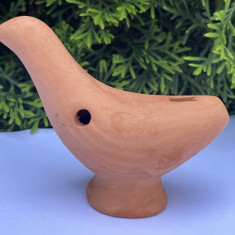 OCARINA din CERAMICA scandinava, Studio NITTSJO, sfarsit de secol 20