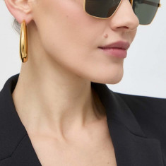 Gucci ochelari de soare femei, culoarea auriu