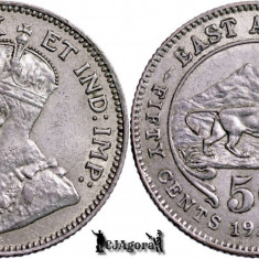 1922, 50 Cents - George al V-lea - Africa de Est Britanică | KM 20