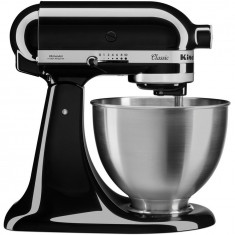 Mixer cu bol KitchenAid 5K45SSEOB, 4.3L, classic, onyx black