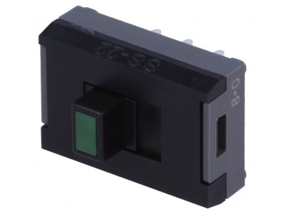 Comutator Glisant DPDT Vertical ON-ON 30V 0.1A foto