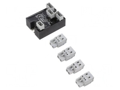 Releu Semiconductor 12A 3-Fazat IP20 12-440VAC foto