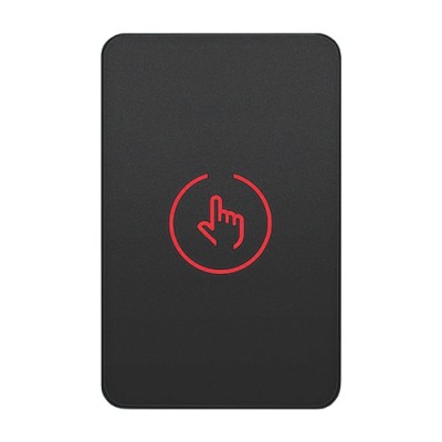 Buton de iesire Touch, plastic negru, montaj aparent, 12-24 Vcc, NO-NC-COM, LED, 86 x 55 mm CSB-86-P2 SafetyGuard Surveillance foto
