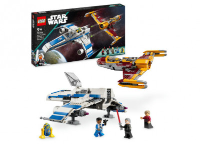 LEGO E-Wing al Noii Republici vs Starfighter-ul lui Shin Hati Quality Brand foto