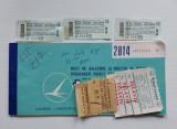 Bilet vechi de avion calatorie si buletin de bagaj Tarom Bucuresti-Tel Aviv 1972
