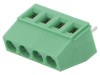Regletă Conexiuni PCB 90&deg; 5,08mm 4 Piste 400V