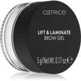 Catrice Lift &amp; Laminate Brow Gel Gel de fixare transparent pentru spr&acirc;ncene culoare 010 Transparent 5 g
