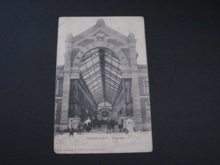 Pasajul Zandvoort - Carte Poștală Olanda (cel mai probabil din perioada 1910&ndash;1940)