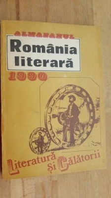 Almanahul Romania literara 1990 foto