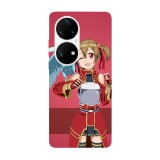 Husa compatibila cu Huawei Nova Y70 model Silica and Pina Sword Art Online, Silicon, TPU, Viceversa, Transparent, Carcasa