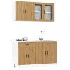 VidaXL Set dulap de bucătărie 4 piese &bdquo;Kalmar&rdquo; stejar artizanal lemn 3314880