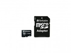 Verbatim Pro microSDXC U3 64GB with adapter foto