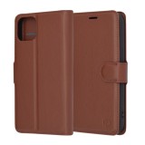Husa pentru iPhone 13 - Techsuit Leather Folio - Brown