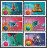 Ajman 1971 Mi 1216/21 MNH - Explorarea spatiului