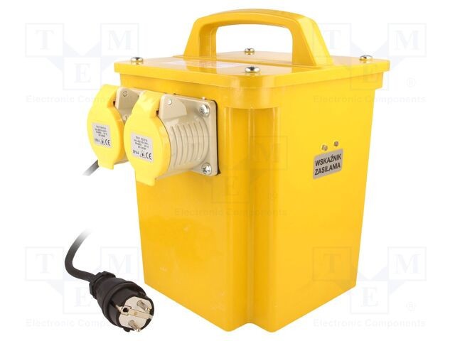 Transformator TOROIDY 2,2/3,3kVA 230VAC 110V IP44