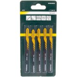 Metabo T 244 D - Set panze fierastrau pendular tija cu un prag de prindere (T) 74 mm lemn taiere curba grosiera 5 bucati