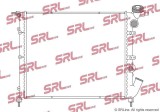 Radiator Renault 19 88-96, motor: 1.4, 430x348x18, SRLine, Aluminiu/ Plastic brazat, 7700786442; 7700810264