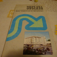 Ghid turistic - Suceava- 1981- text in franceza - cu harta