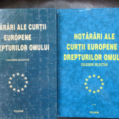 Hotarari ale Curtii Europene a drepturilor omului