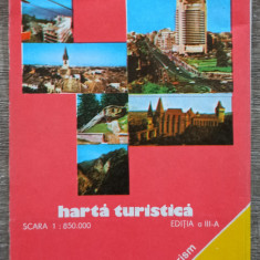 Romania, harta turistica