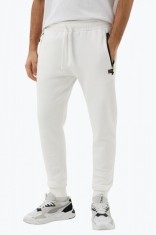 Pantaloni sport barbati cu talie elastica si snur alb (Marime: 2XL) foto