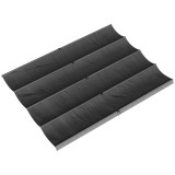 Outsunny Acoperiș Pergolă cu 8 Găuri de Drenaj, Material de Rezervă Pergolă din Poliester Respirabil, Doar Acoperire, 392x350 cm, UV30+, pentru Pergol