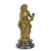Bacanta-statueta din bronz cu un soclu din marmura BF-21, Nuduri
