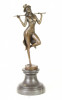Dansatoare cu palarie - statueta din bronz pe soclu din marmura BJ-35, Nuduri