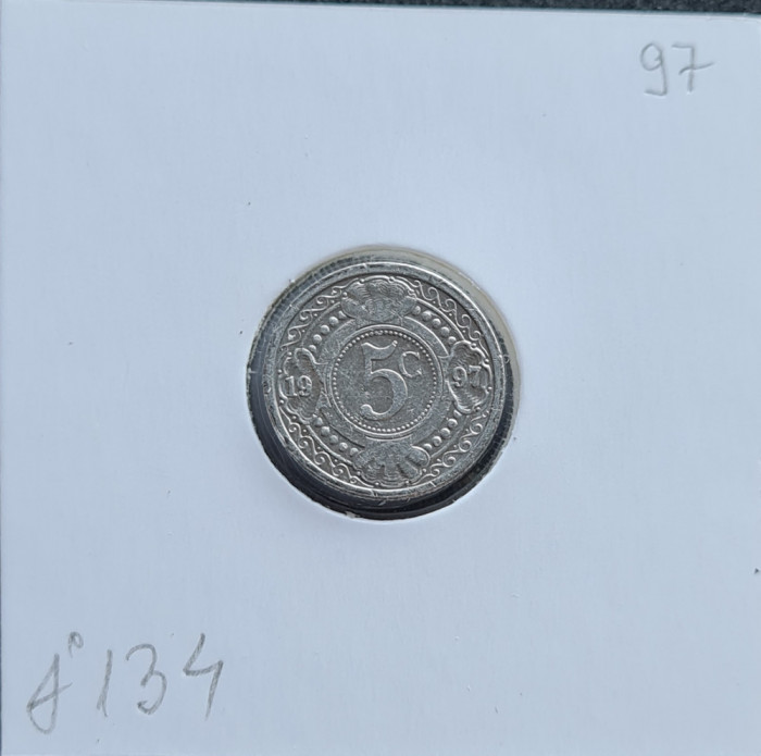 Antilele Olandeze 5 centi 1997