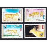 MONGOLIA 1995 WWF ANTILOPE SAIGA