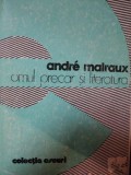 OMUL PRECAR SI LITERATURA-ANDRE MALRAUX BUCURESTI 1980