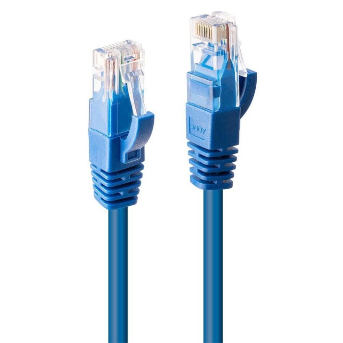 Cablu Lindy 2m Cat.6 U/UTP, Blue