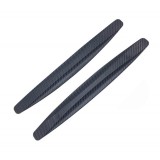 Cumpara ieftin Set Banda Protectie Techstar&reg;, Design Pentru Usa, Prag, Bara, Model Auto Universal din Cauciuc cu aspect de Fibra de Carbon, 40cm, Negru