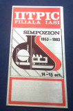 Iprochim - I.I.T.P.I.C. Filiala Iași Simpozion 14-15 oct. 1983, Romania de la 1950