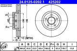 ATE 24.0125-0202.1 Disc frana