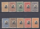 ROMANIA1906 LP61CAROL 25 ANI PROCLAMAREA REGATULUI GUMA ORIGINALA SERIE SARNIERA