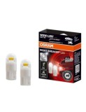 Set 2 Becuri Led W5W Osram Night Breaker Led, 12V Omologare Rar
