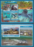 DB1 Fauna Marina Burkina Faso Foci MS + SS MNH, Nestampilat