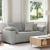 Cumpara ieftin Canapea cu pernă Gri nori 180 x 77 x 82 cm țesătură