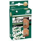 Cumpara ieftin Mingi Tenis de Masa Sunflex Game On, Plastic 40+, 6 bucati, Design Retro, Antrenament, Maro