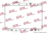 Radiator Honda Frv 05-09, motor: 1.7, 678x425x16, SRLine, Aluminiu/ Plastic brazat, 19010RJH901