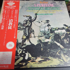 Vinil EDITIE CARTONATA 3XLP "Japan Press" Bellini, Pavarotti ‎– I Puritani (EX)