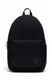 Herschel rucsac Settlement Backpack culoarea negru, mare, neted