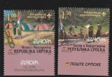 Bosnia Herzegovina Srpska 2007- Europa CEPT,serie 2 valori dantelate,MNH,Mi.386-387 Du